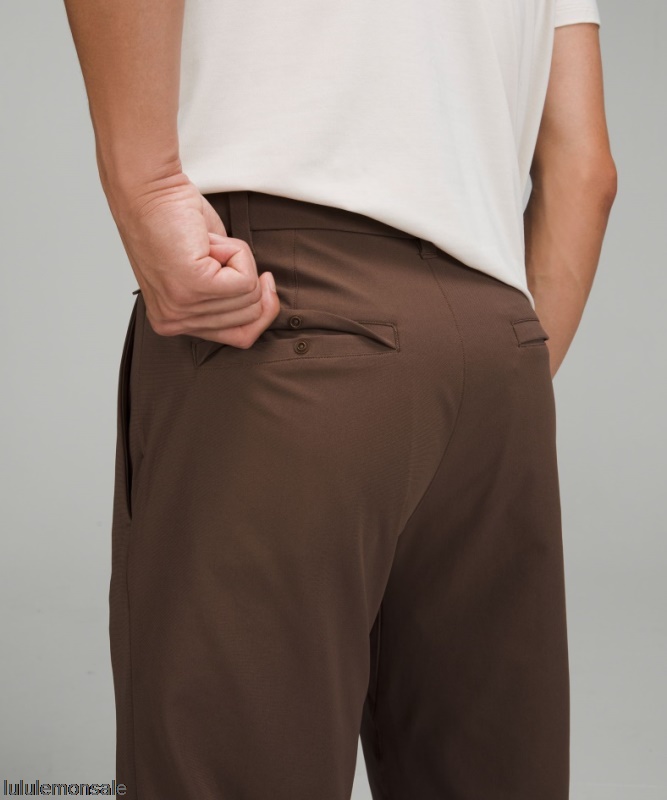 Lululemon Deutschland DELULU997 | Lululemon Deutschland Dark Mocha Commission Classic-Fit Hose 34 Warpstreme